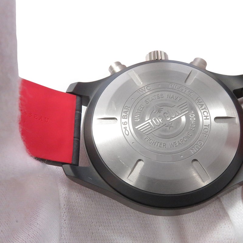 IWC パイロット・ウォッチ・クロノグラフ ・トップガン IW389101 腕時計 黒文字盤
