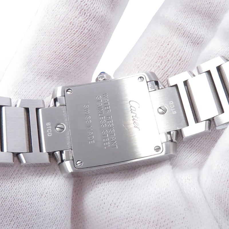カルティエ タンク フランセーズ SM W51008Q3 Cartier 腕時計 シルバー文字盤 クォーツ