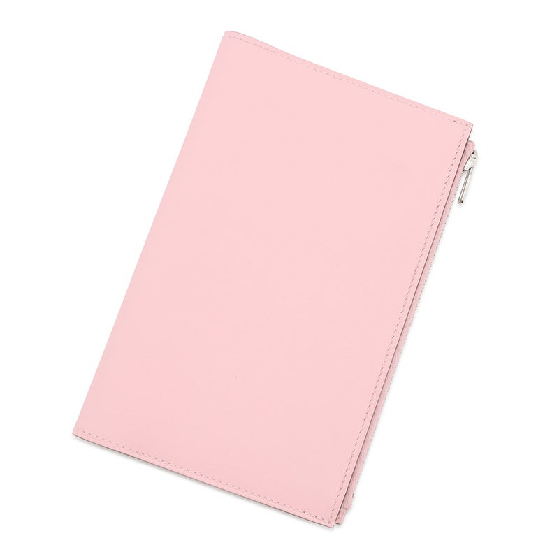 エルメス ノートカバー EAジップ ローズサクラ/シルバー金具 スイフト W刻印 HERMES Eazip