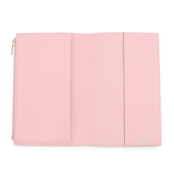 エルメス ノートカバー EAジップ ローズサクラ/シルバー金具 スイフト W刻印 HERMES Eazip