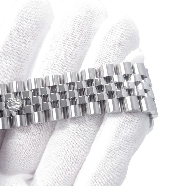 ロレックス デイトジャスト36 SS/K18 ランダムシリアル ルーレット 116234G ROLEX 腕時計 ホワイトシェル文字盤 10Pダイヤ