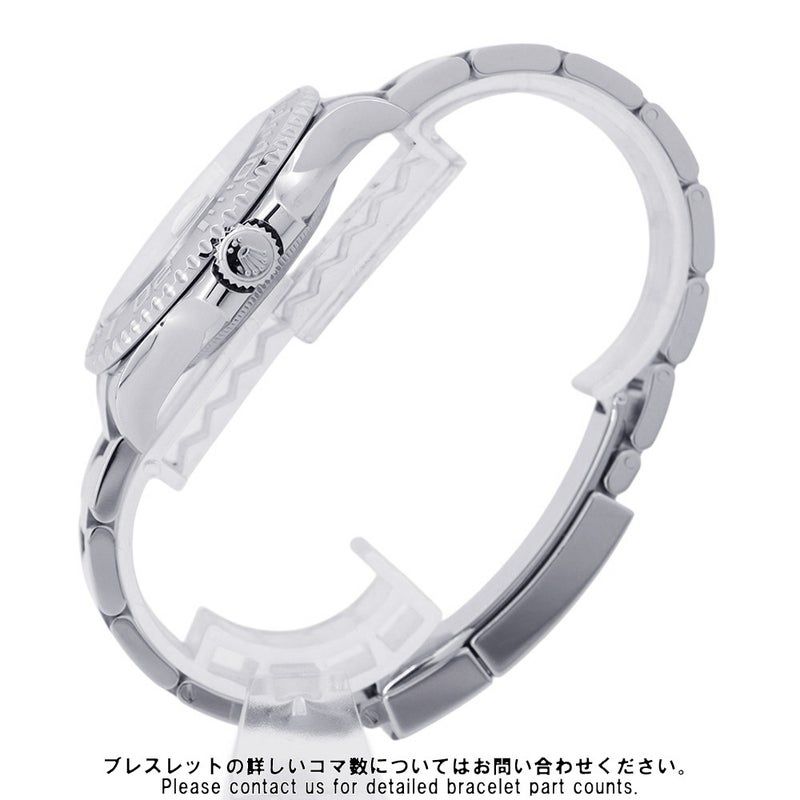 ロレックス ヨットマスター ロレジウム SS/プラチナ ランダムシリアル ルーレット 116622 ROLEX 腕時計 ダークロジウム文字盤