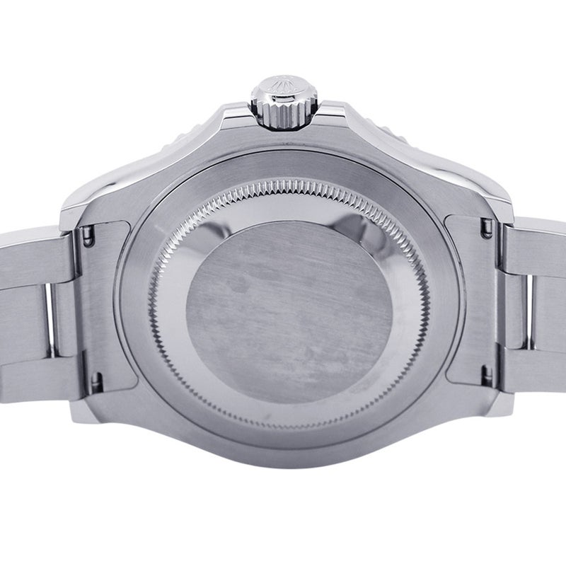 ロレックス ヨットマスター ロレジウム SS/プラチナ ランダムシリアル ルーレット 116622 ROLEX 腕時計 ダークロジウム文字盤