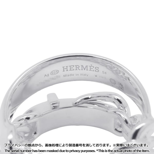 エルメス リング ブックルセリエ アンフレクシブル SV925シルバー リングサイズ54 HERMES 指輪 ジュエリー