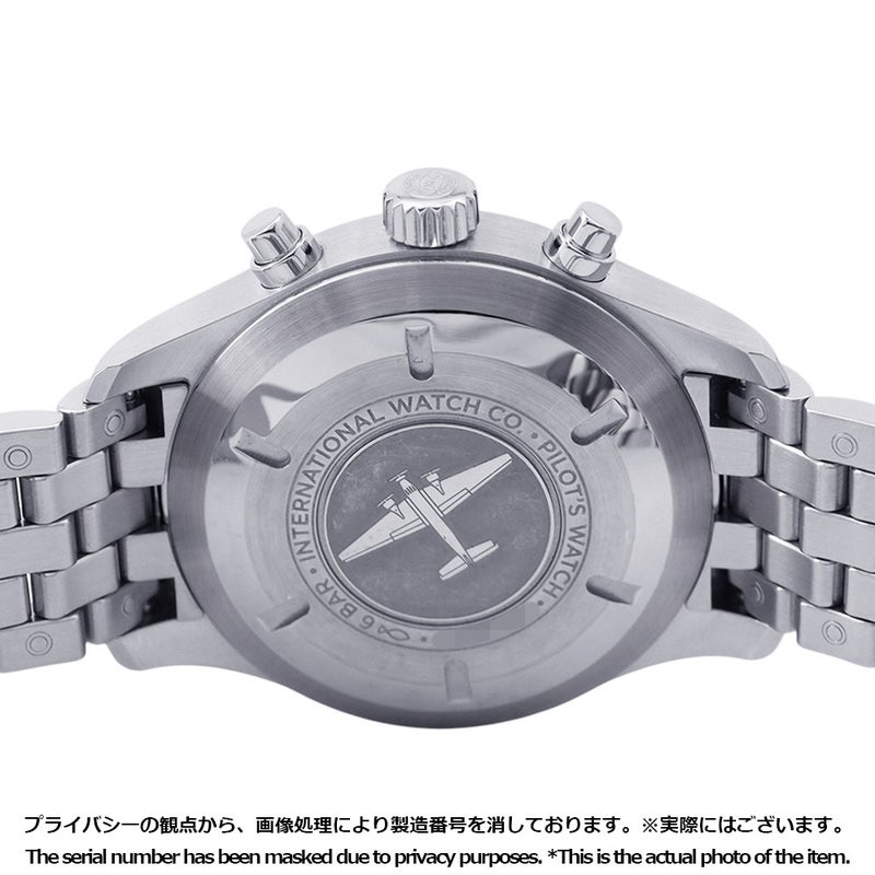 IWC パイロットウォッチ クロノグラフ IW377710 腕時計 ウォッチ 黒文字盤