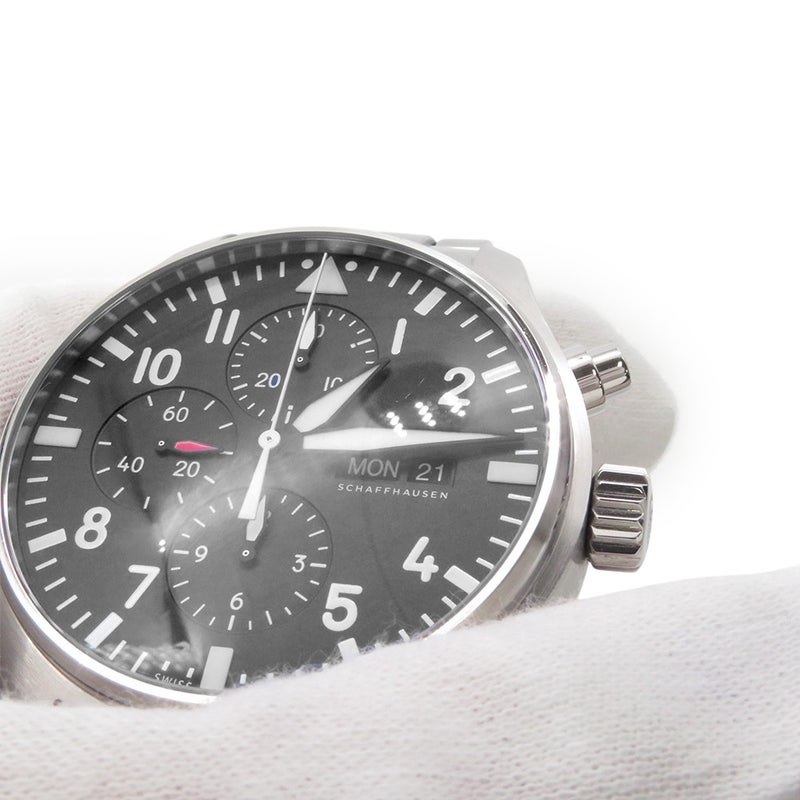 IWC パイロットウォッチ クロノグラフ IW377710 腕時計 ウォッチ 黒文字盤