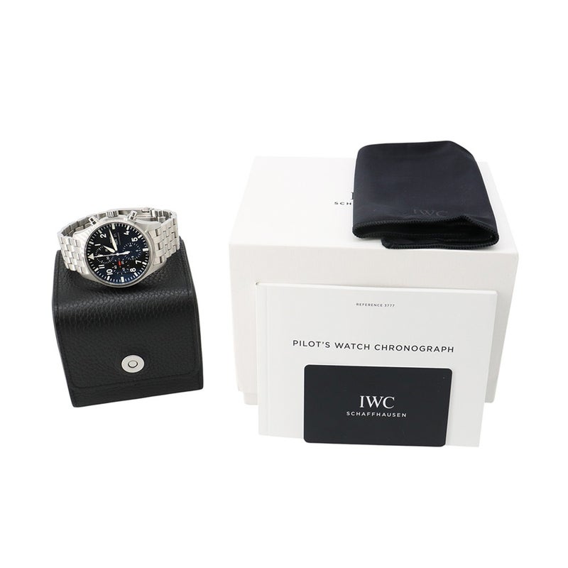 IWC パイロットウォッチ クロノグラフ IW377710 腕時計 ウォッチ 黒文字盤