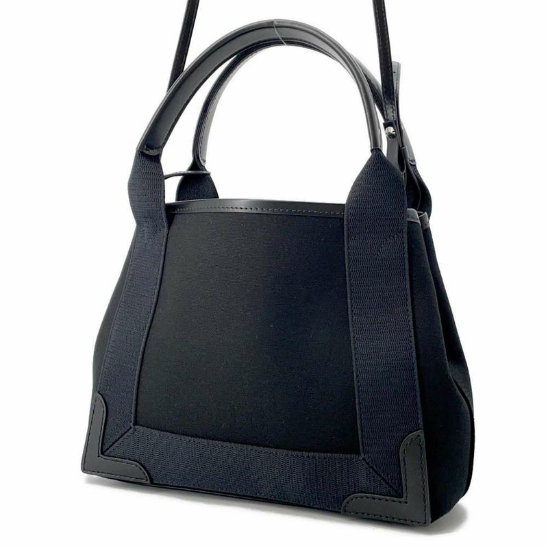 バレンシアガ ハンドバッグ ネイビーカバ XS 390346 BALENCIAGA バッグ 2wayショルダーバッグ黒 ポーチ付き