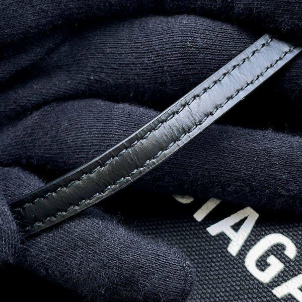 バレンシアガ ハンドバッグ ネイビーカバ XS 390346 BALENCIAGA バッグ 2wayショルダーバッグ黒 ポーチ付き