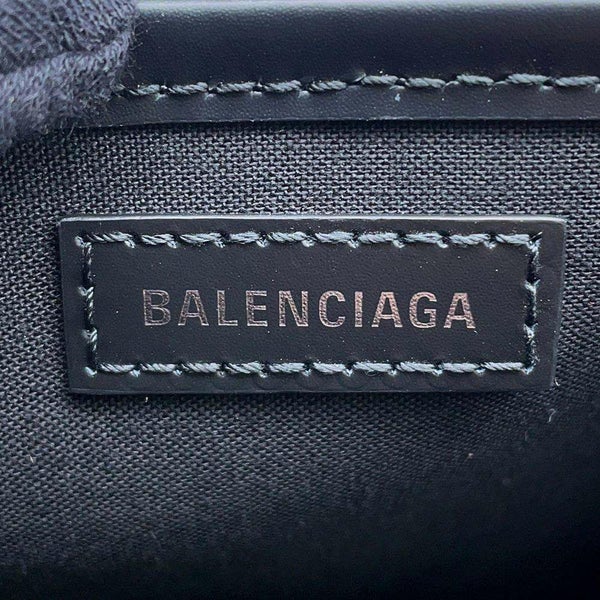 バレンシアガ ハンドバッグ ネイビーカバ XS 390346 BALENCIAGA バッグ 2wayショルダーバッグ黒 ポーチ付き
