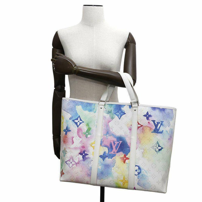 ルイヴィトン トートバッグ ウォーターカラー・モノグラム ウィークエンド・トートGM M45754 2wayショルダーバッグ