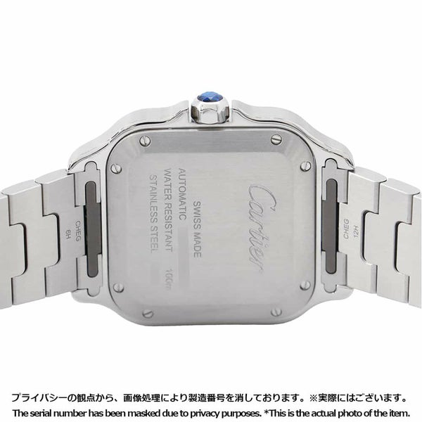 カルティエ サントス ドゥ カルティエ MM W2SA0016 Cartier 腕時計 オパライン文字盤