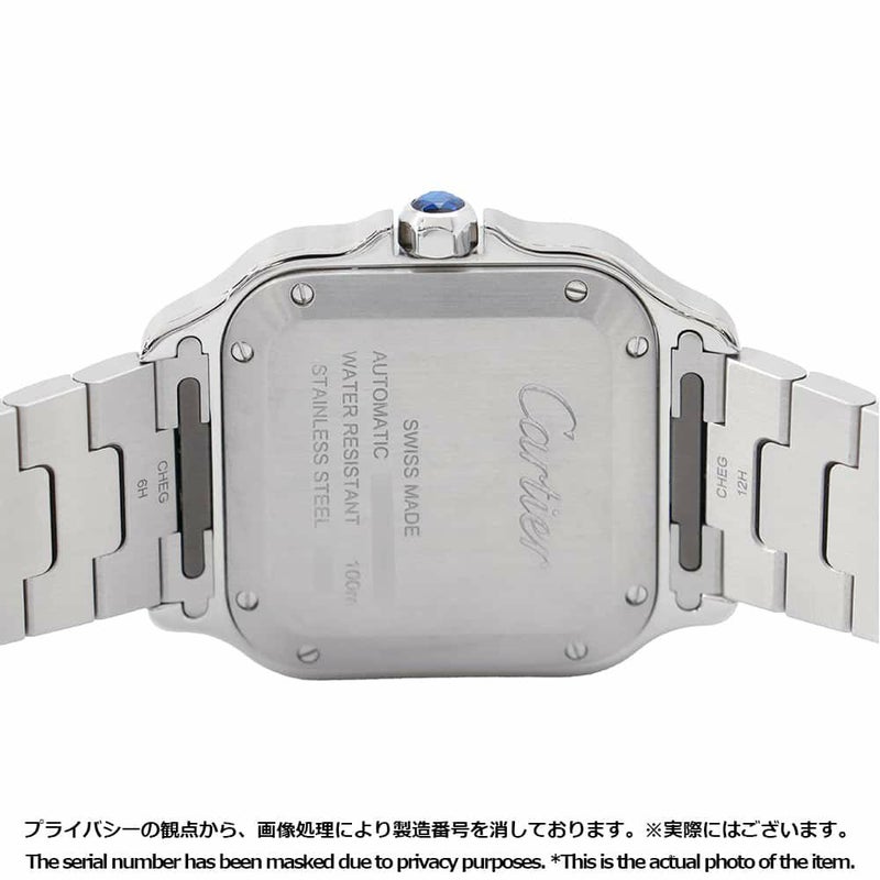 カルティエ サントス ドゥ カルティエ MM W2SA0016 Cartier 腕時計 オパライン文字盤