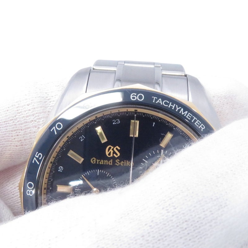 セイコー グランドセイコー スポーツコレクション クロノグラフ パワーリザーブ SBGC242 SEIKO 腕時計 ネイビー文字盤