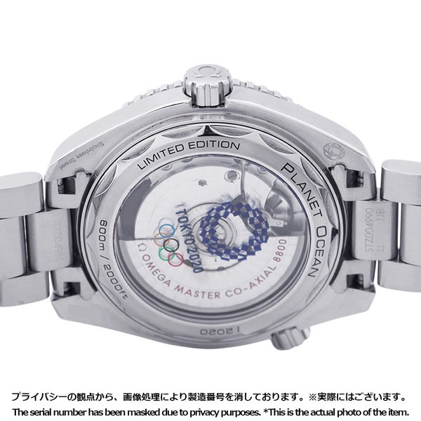 オメガ シーマスター プラネットオーシャン 東京 2020 リミテッド エディション 世界2020本限定 522.33.40.20.04.001 白文字盤