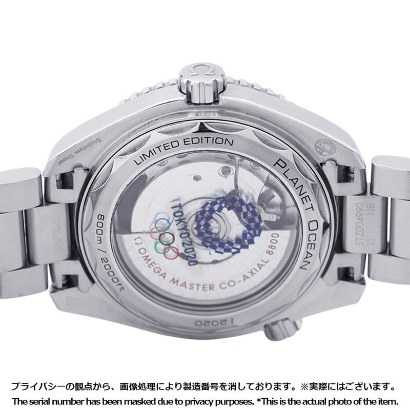 オメガ シーマスター プラネットオーシャン 東京 2020 リミテッド エディション 世界2020本限定 522.33.40.20.04.001 白文字盤