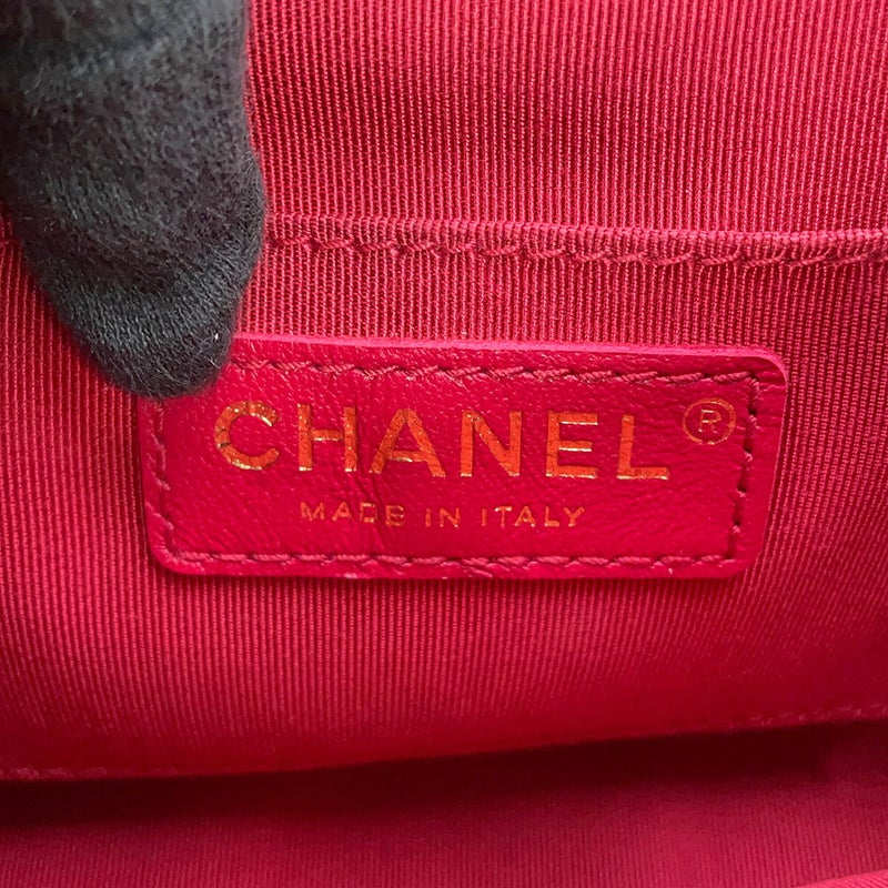 シャネル チェーンショルダーバッグ マトラッセ ココマーク トップハンドル ミニフラップ AS1357 CHANEL 黒