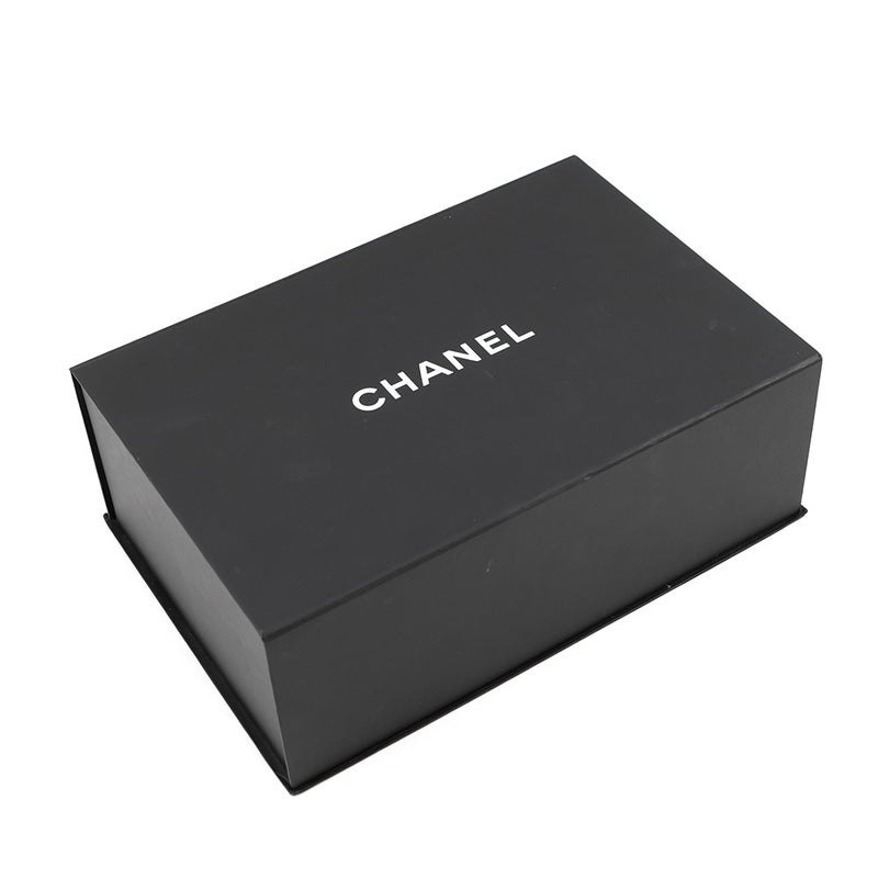 シャネル チェーンショルダーバッグ ココマーク マトラッセ バニティ トップハンドル キャビアスキン AS3221 CHANEL 黒