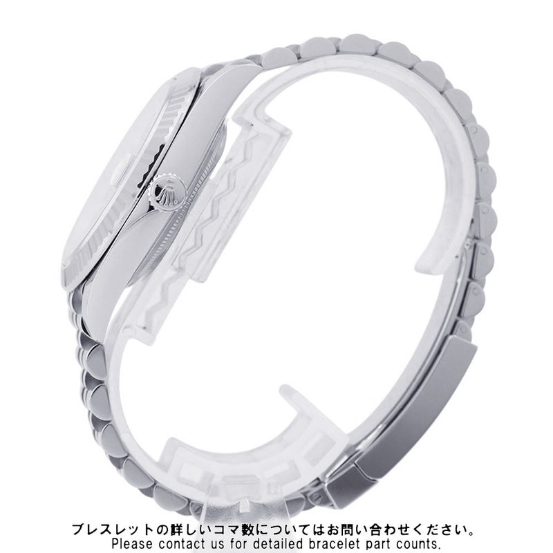 ロレックス デイトジャスト41 SS/K18WG ランダムシリアル ルーレット 126334 ROLEX 腕時計 ミントグリーン文字盤