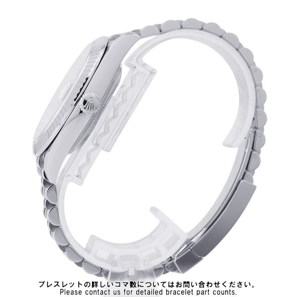 ロレックス デイトジャスト41 SS/K18WG ランダムシリアル ルーレット 126334 ROLEX 腕時計 ミントグリーン文字盤