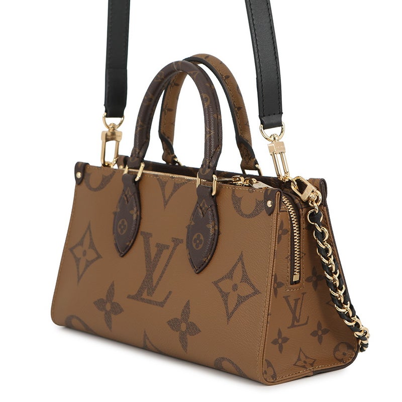 ルイヴィトン ハンドバッグ モノグラム・リバース/モノグラム・ジャイアント オンザゴー EW チェーン M14236 LOUIS VUITTON