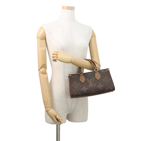 ルイヴィトン ハンドバッグ モノグラム・リバース/モノグラム・ジャイアント オンザゴー EW チェーン M14236 LOUIS VUITTON