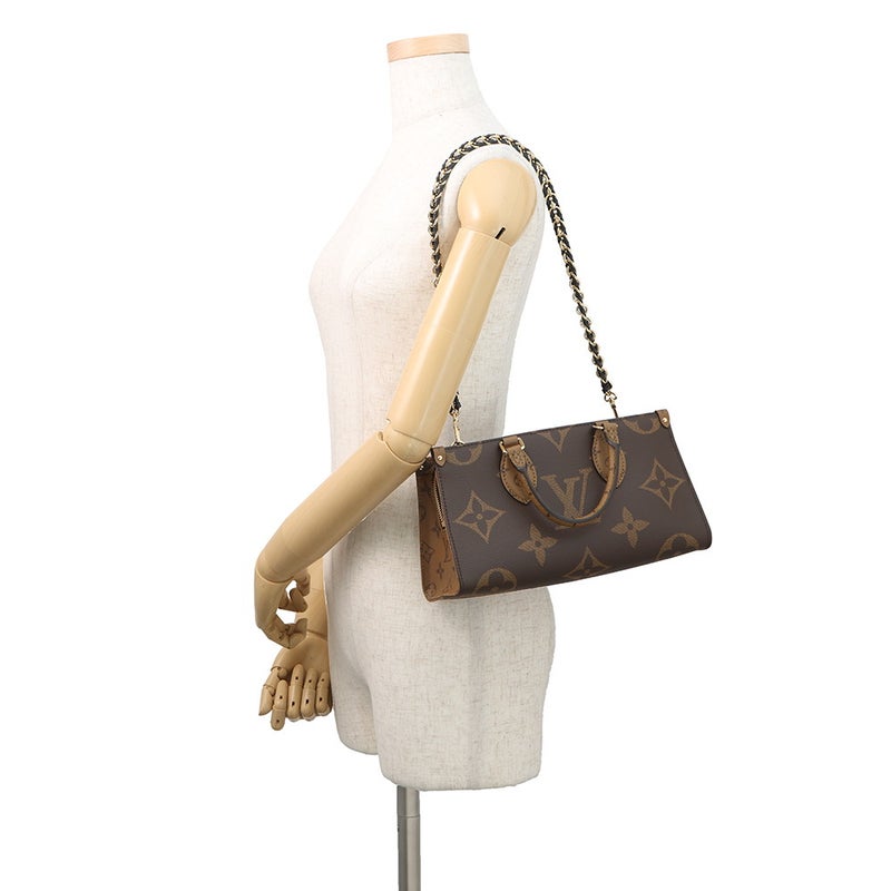 ルイヴィトン ハンドバッグ モノグラム・リバース/モノグラム・ジャイアント オンザゴー EW チェーン M14236 LOUIS VUITTON