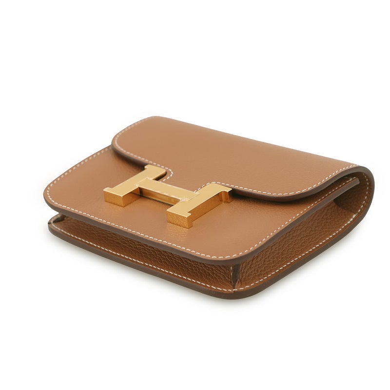 エルメス 財布 コンスタンス スリム ゴールド/ゴールド金具 エバーカラー G刻印 HERMES 財布