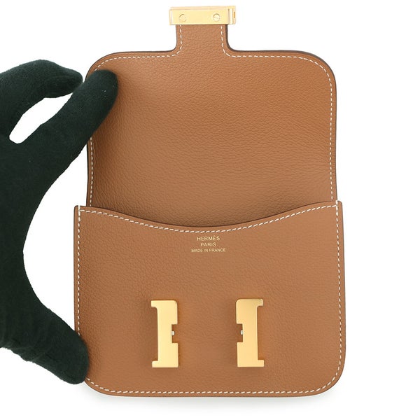 エルメス 財布 コンスタンス スリム ゴールド/ゴールド金具 エバーカラー G刻印 HERMES 財布