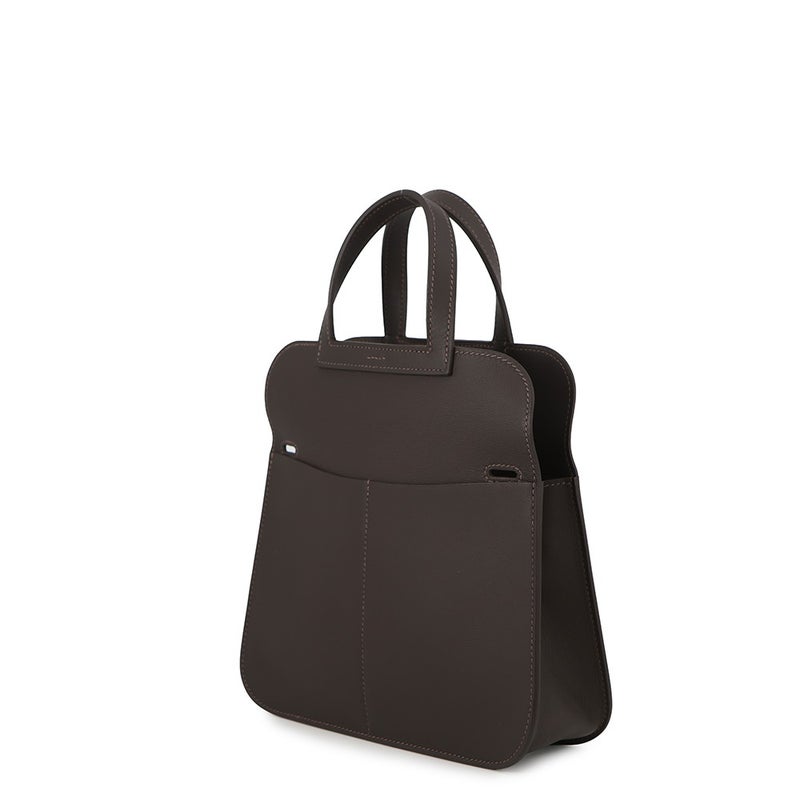 エルメス ハンドバッグ アルザン ミニ エベンヌ/シルバー金具 スイフト K刻印 ２wayショルダー