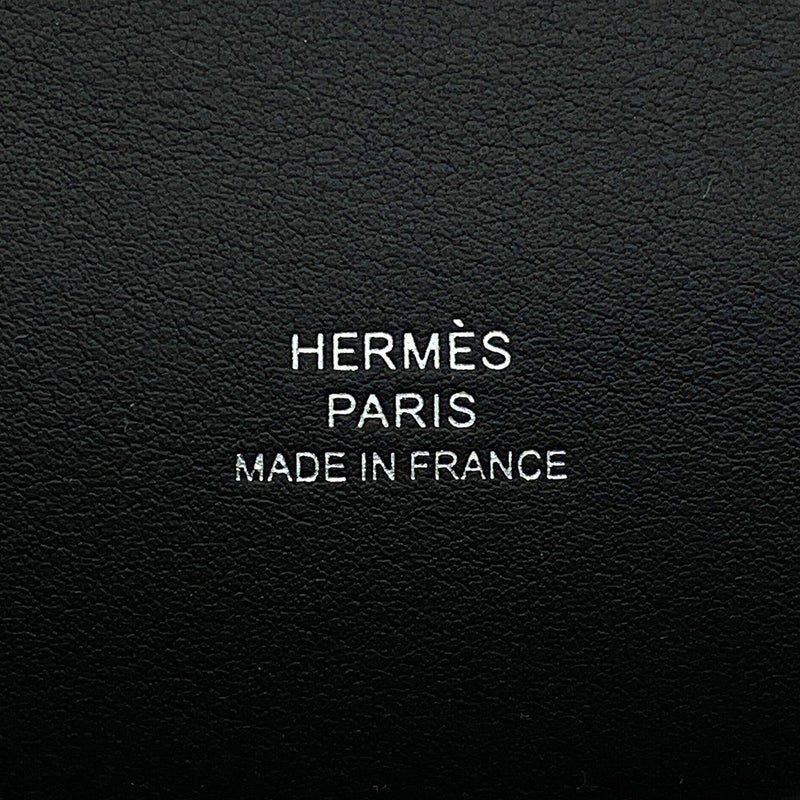 エルメス ハンドバッグ ポシェットケリー ブラック/シルバー金具 スイフト G刻印 HERMES バッグ 黒