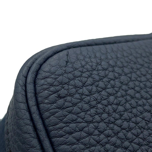 エルメス トートバッグ ガーデンパーティTPM ブルーインディゴ/シルバー金具 トワルアッシュ/ネゴンダ G刻印 HERMES