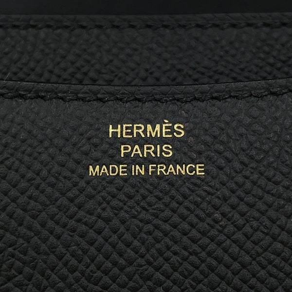 エルメス ショルダーバッグ ミニ コンスタンス3 ミロワール ブラック/ゴールド金具 エプソン G刻印 HERMES 黒