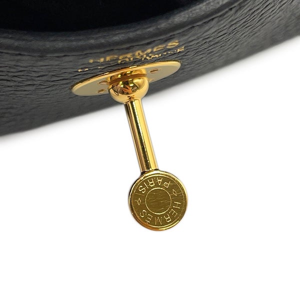 エルメス ハンドバッグ リンディ ミニ ブラック/ゴールド金具 トリヨンクレマンス W刻印 HERMES バッグ 2wayショルダーバッグ 黒