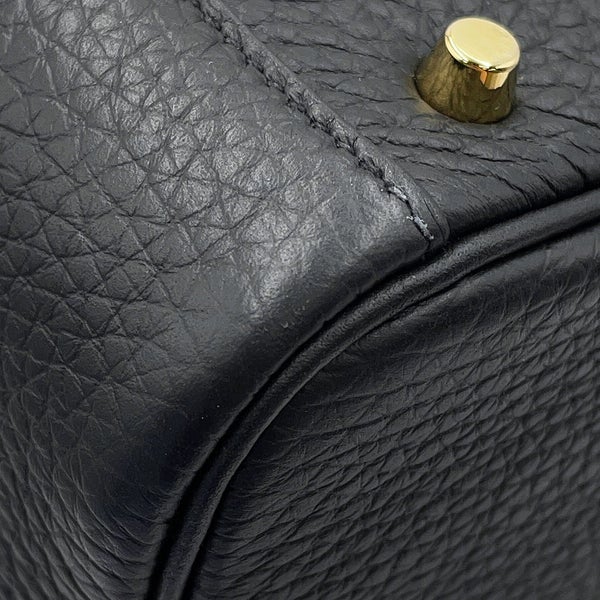 エルメス ハンドバッグ リンディ ミニ ブラック/ゴールド金具 トリヨンクレマンス W刻印 HERMES バッグ 2wayショルダーバッグ 黒