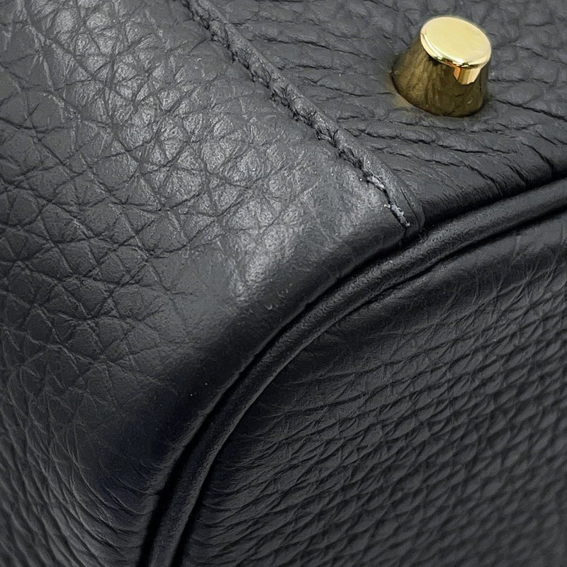 エルメス ハンドバッグ リンディ ミニ ブラック/ゴールド金具 トリヨンクレマンス W刻印 HERMES バッグ 2wayショルダーバッグ 黒