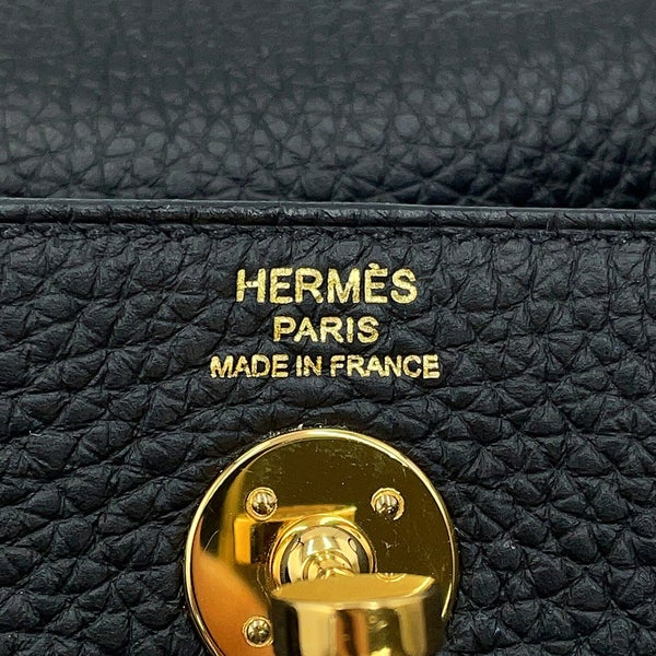 エルメス ハンドバッグ リンディ ミニ ブラック/ゴールド金具 トリヨンクレマンス W刻印 HERMES バッグ 2wayショルダーバッグ 黒
