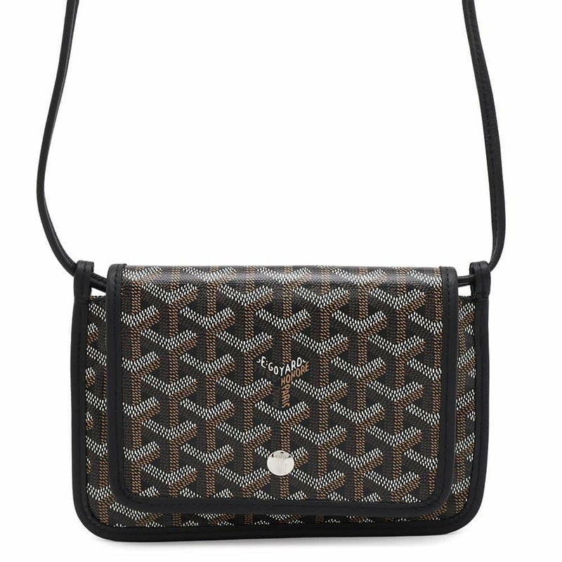 ゴヤール ショルダーバッグ プリュメ ポーチウォレット PVC PLUMETPMLTY01CL01P GOYARD ミニバッグ 黒