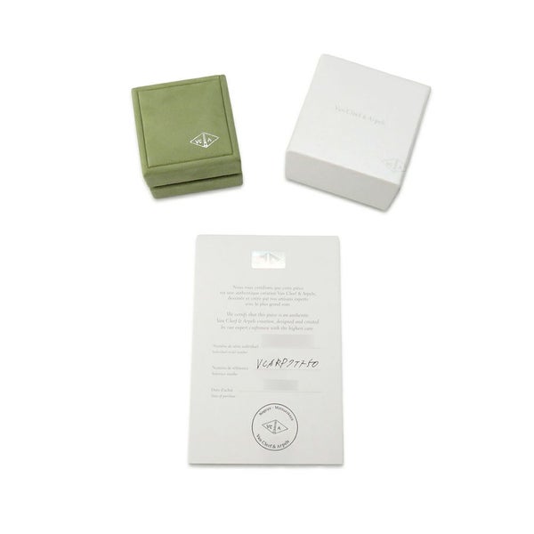 ヴァンクリーフ&アーペル リング ロータス アントレ レ ドア リング 4フラワー ダイヤモンド 114P 1.18ct K18WG VCARP7TF00 指輪