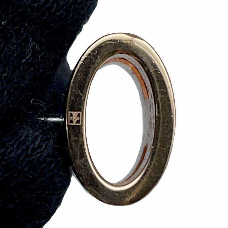 エルメス ピアス ポップアッシュ ブラック/ピンクゴールド金具 Hモチーフ HERMES Pop H ポップH  黒