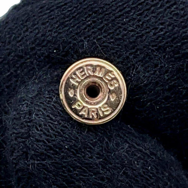 エルメス ピアス ポップアッシュ ブラック/ピンクゴールド金具 Hモチーフ HERMES Pop H ポップH  黒