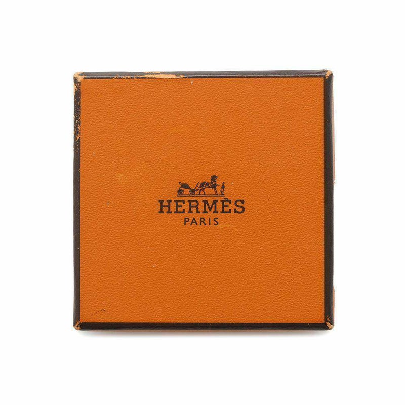 エルメス ピアス ポップアッシュ ブラック/ピンクゴールド金具 Hモチーフ HERMES Pop H ポップH  黒