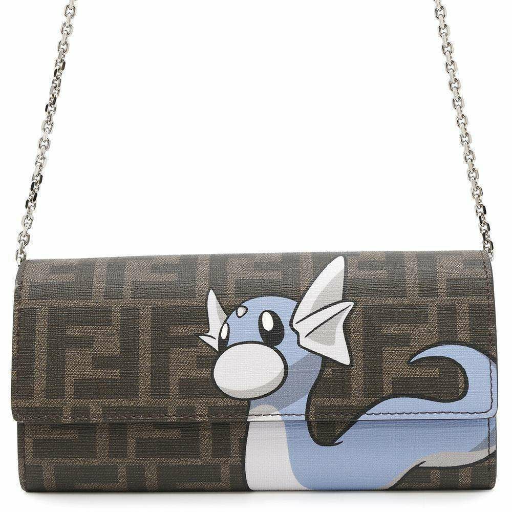 フェンディ チェーンウォレット ポケモンコラボ ズッカ ミニリュウ