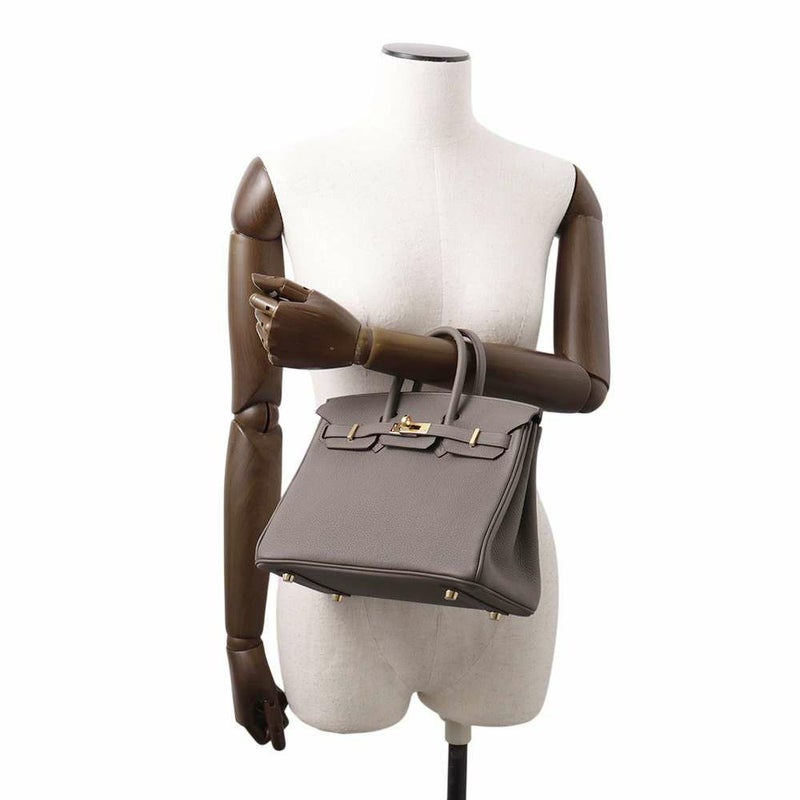 エルメス バーキン25 エタン/ゴールド金具 トゴ W刻印 HERMES Birkin ハンドバッグ