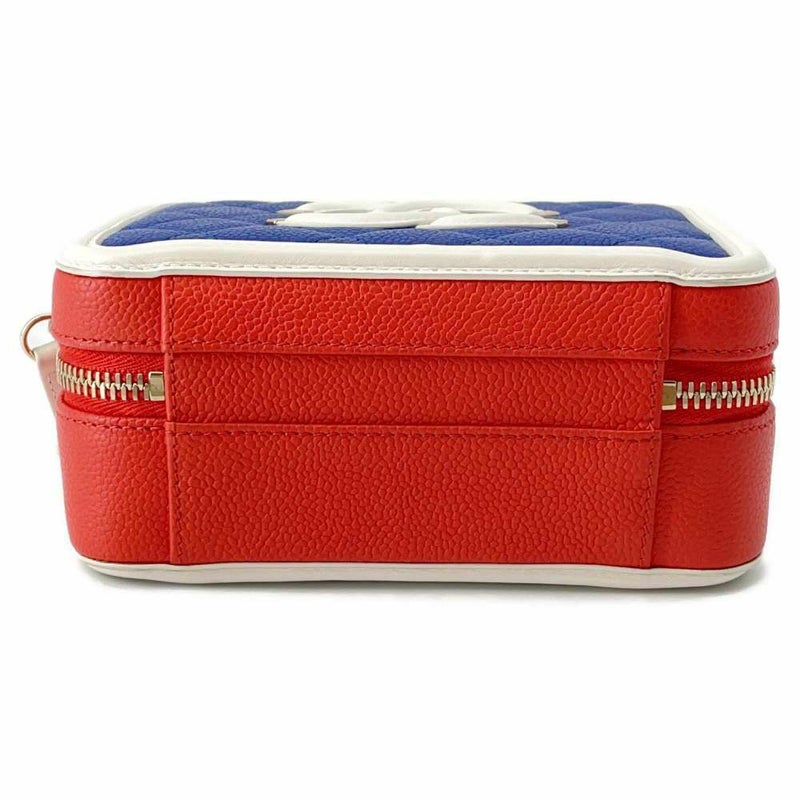 シャネル チェーンショルダーバッグ CCフィリグリー ココマーク マトラッセ キャビアスキン A84452 CHANEL