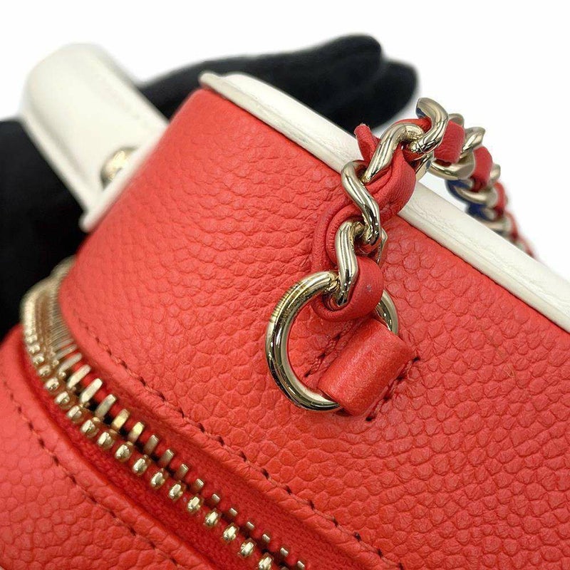 シャネル チェーンショルダーバッグ CCフィリグリー ココマーク マトラッセ キャビアスキン A84452 CHANEL