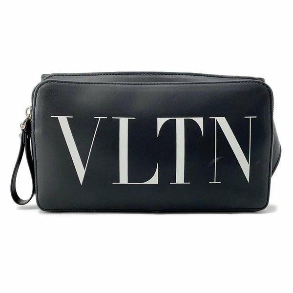 ヴァレンティノ・ガラヴァーニ ボディバッグ VLTN レザー UY0B0719WJW VALENTINO ウエストバッグ 黒