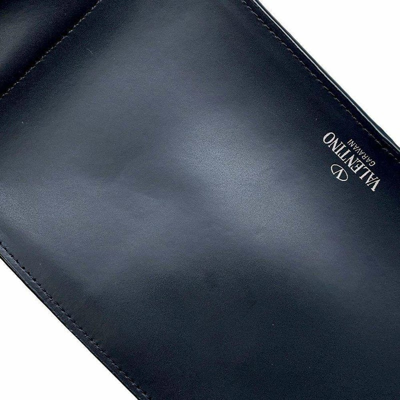 ヴァレンティノ・ガラヴァーニ ボディバッグ VLTN レザー UY0B0719WJW VALENTINO ウエストバッグ 黒