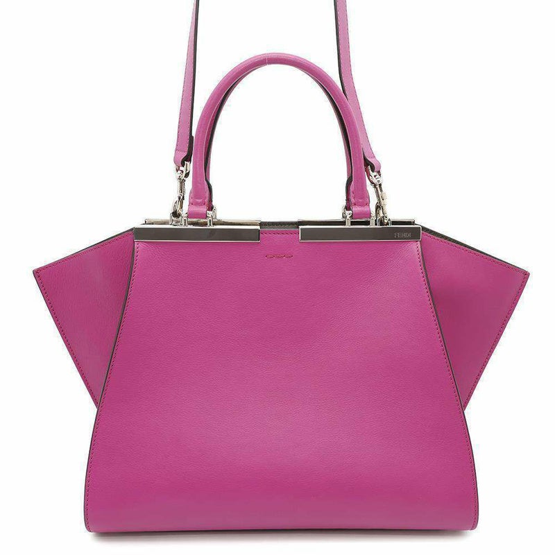 フェンディ ハンドバッグ トロワジュール レザー 8BH279 FENDI 2wayショルダーバッグ