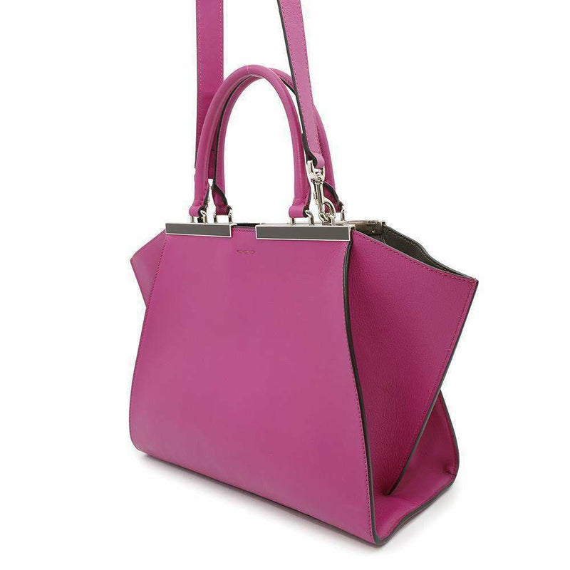 フェンディ ハンドバッグ トロワジュール レザー 8BH279 FENDI 2wayショルダーバッグ